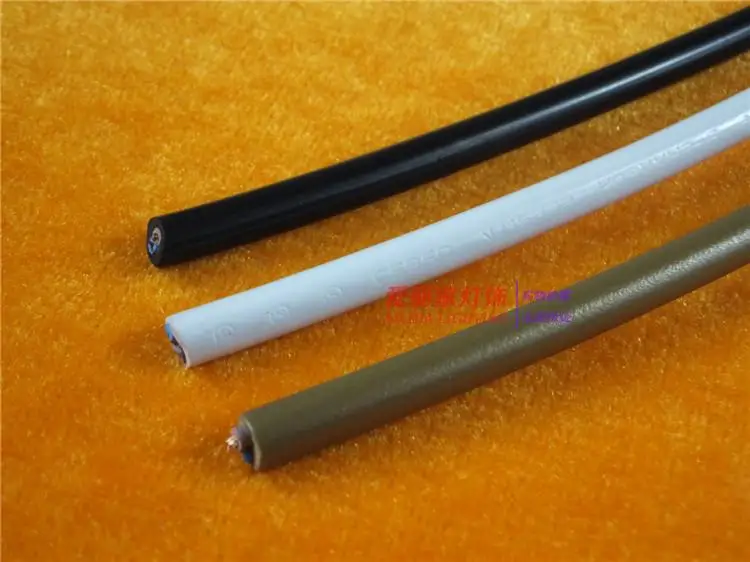 Высококачественный квадратный легкий провод 5 м 10 20 м/лот 2*0 мм2 двойной для