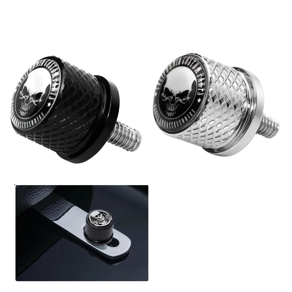 Нержавеющая рифленая головка шуруп Крепления Сиденья 1/4 дюйма 20 резьба для Harley