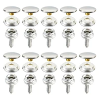 75 pcsset steel fasteners caps screw press studs button snaps canvas tent clothing tool kit for marine boat cover awnings