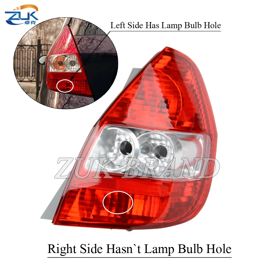 ZUK для хвостовой части автомобиля светильник HONDA FIT JAZZ 2005 2006 2007 2008 GD1 GD3 задний
