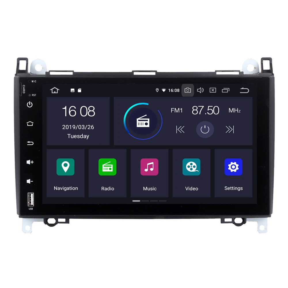 Автомагнитола RoverOne для Mercedes W169 A150 A155 A160 A170 A180 Android 9 0 автомобильный мультимедийный