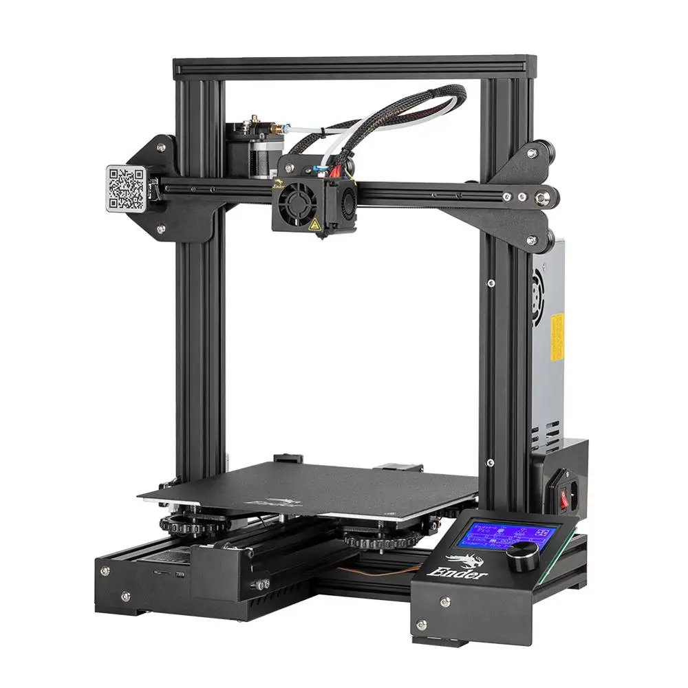 3D принтер CREALITY Ender 3 PRO улучшенная магнитная наклейка с возобновлением печати