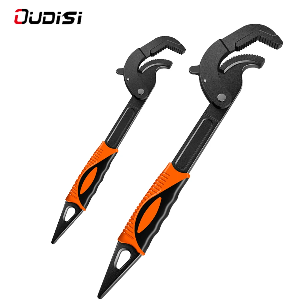 

14-30 / 30-60mm Universal Key Pipe Wrench Open End Spanner Set Snap nap N Grip Tool High-carbon Steel Plumber Multi Hand Tool