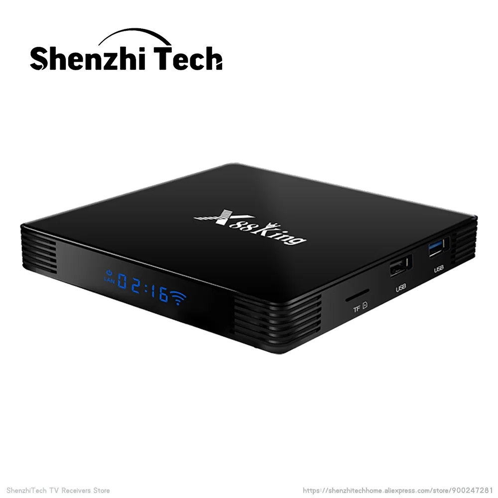

2021 Smart TV Box Android 9.0 Amlogic S922x DDR4 Hexa Core 4GB RAM 128GB ROM Set-Top Receiver X88 King 4K with WIFI Media Player