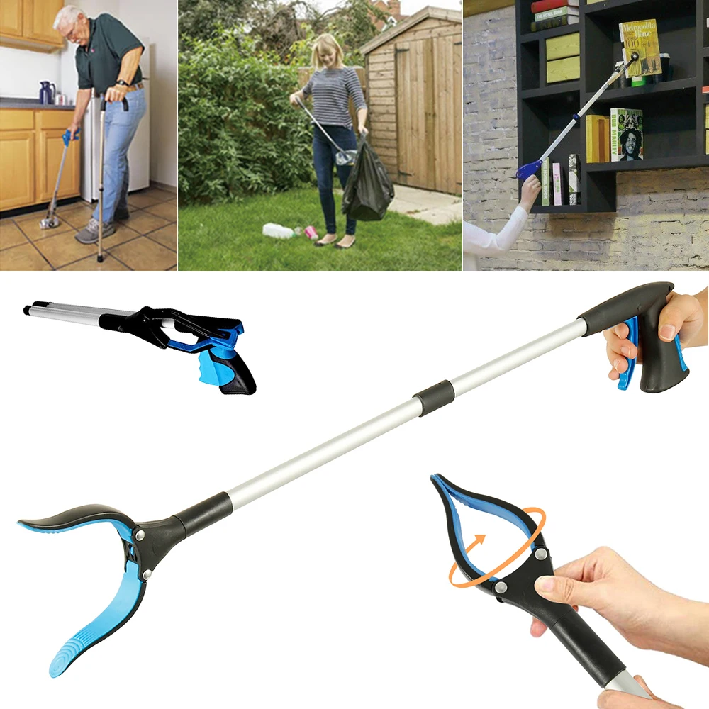 

Adjustable Litter Reachers Pickers Pick Up Tools Gripper Extender Grabber Picker Collapsible Garbage Pick Up Tool Grabbers