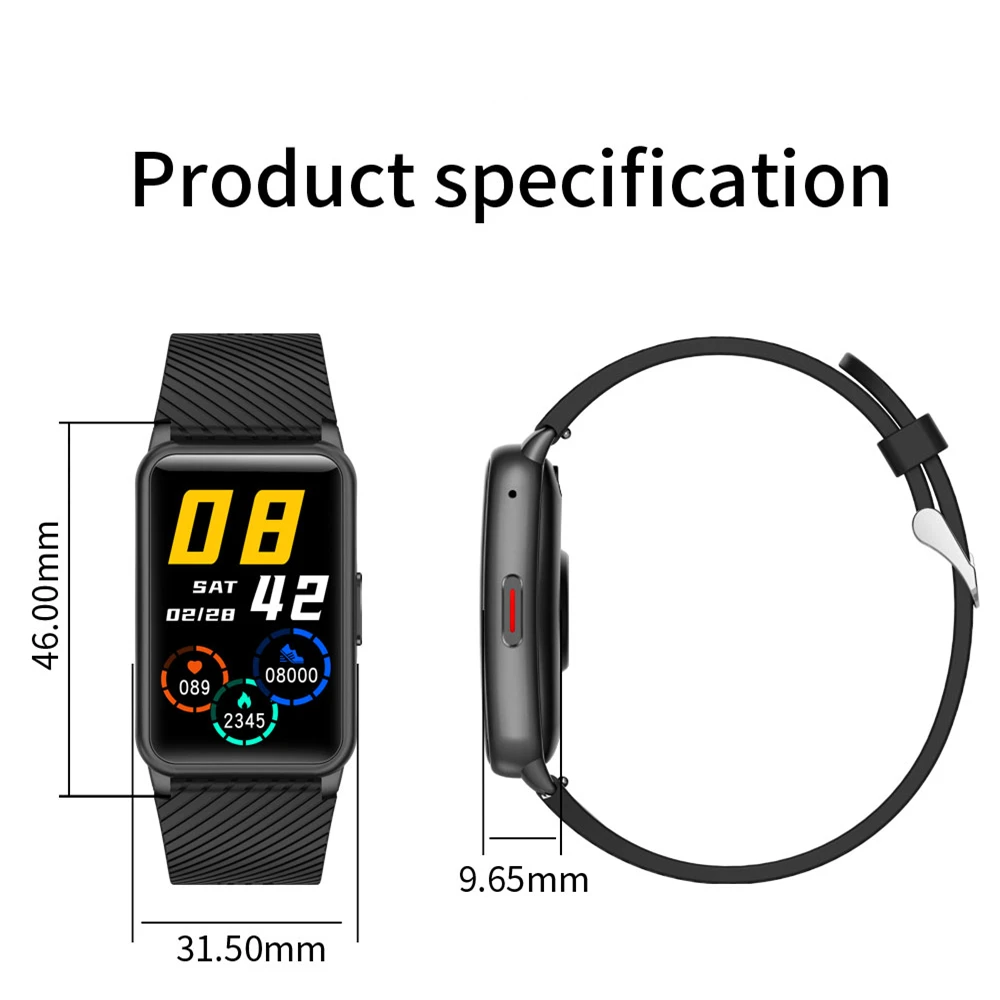 

ALLCALL P68 1.57 inch Smartwatch Women Sleep Monitor Bracelet Waterproof Fitness Tracker Men Smart Watch for Apple Xiaomi Huawei