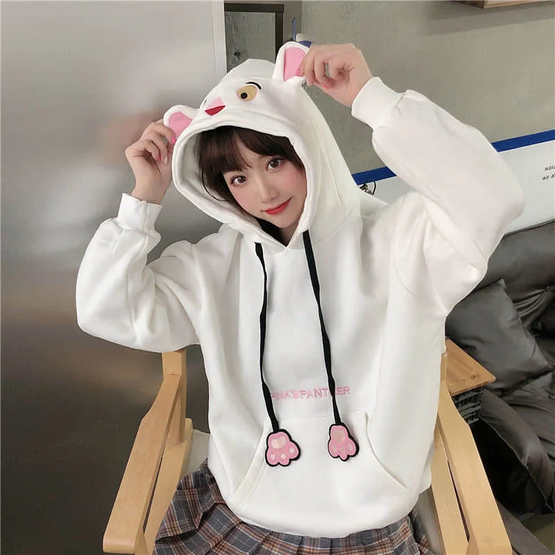 

Women Hoodies Female Student Imitation Lamb Wool Long-sleeved Female Autumn And Winter Wear Large Size Lazy Wind Jacket