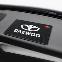 1pcs car dashboard anti slip pvc mat auto non slip storage pads for daewoo logo winstom espero nexia matiz lanos car accessories