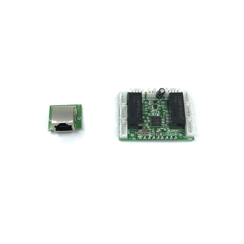 Мини-модуль дизайн коммутатора ethernet схема для модуль 10/100 Мбит/с 8 Порт PCBA плата OEM
