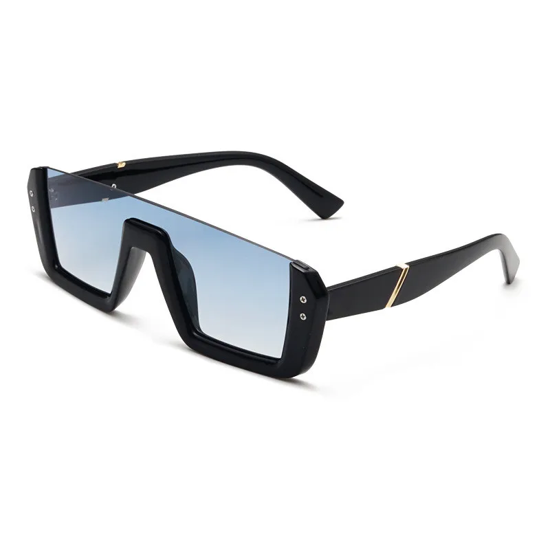 Полуоправа Квадратные Солнцезащитные очки для мужчин и женщин прямоугольная