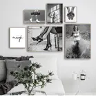 Черно-белая модная печать сексуальный фильм девушка камера Холст Картина минималистская Настенная картина современный декор для гостиной