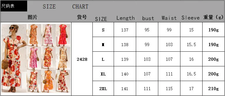 

Sexy Women's V-neck Button Printed Lace-up Dress 2021 Summer Casual Flowers Retro Maxi Dress Beach Holiday Loose Female Dresses