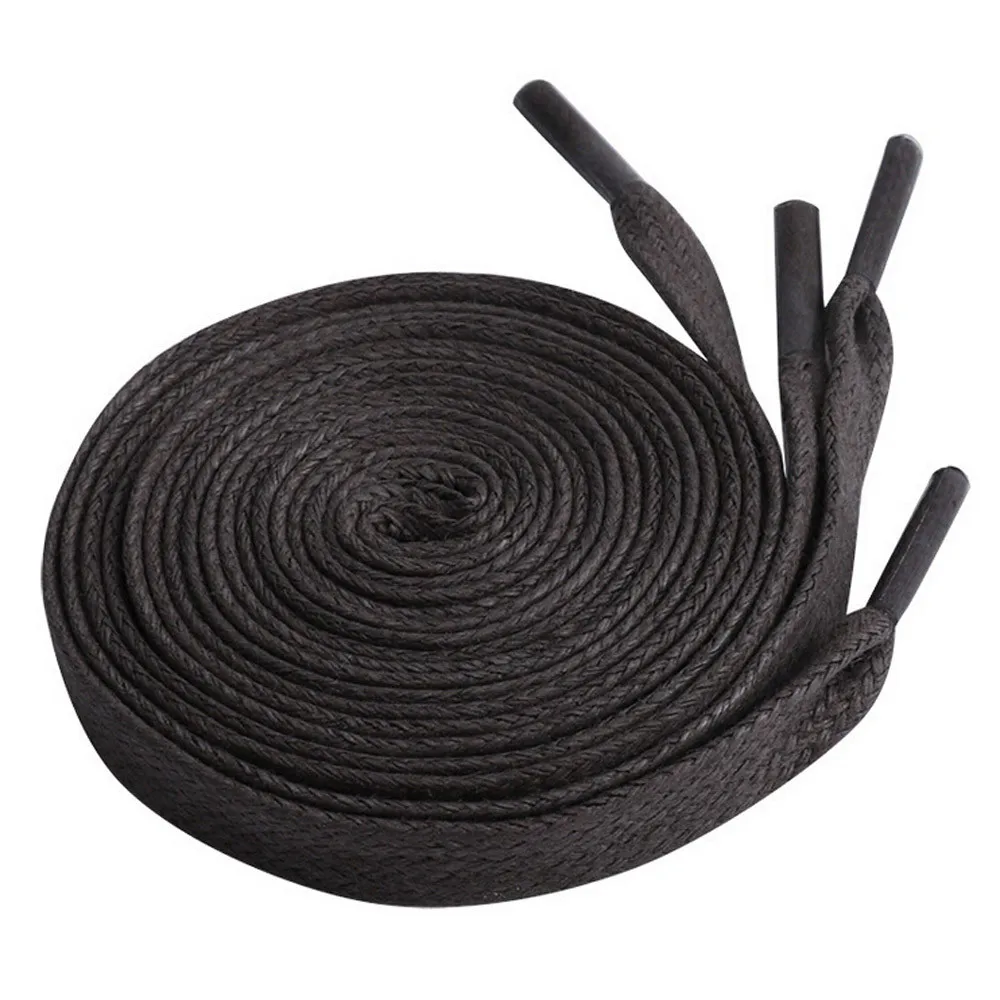 SAGACE Новые плоские Вощеные шнурки платье холст кроссовки ботинки унисекс Шнурки