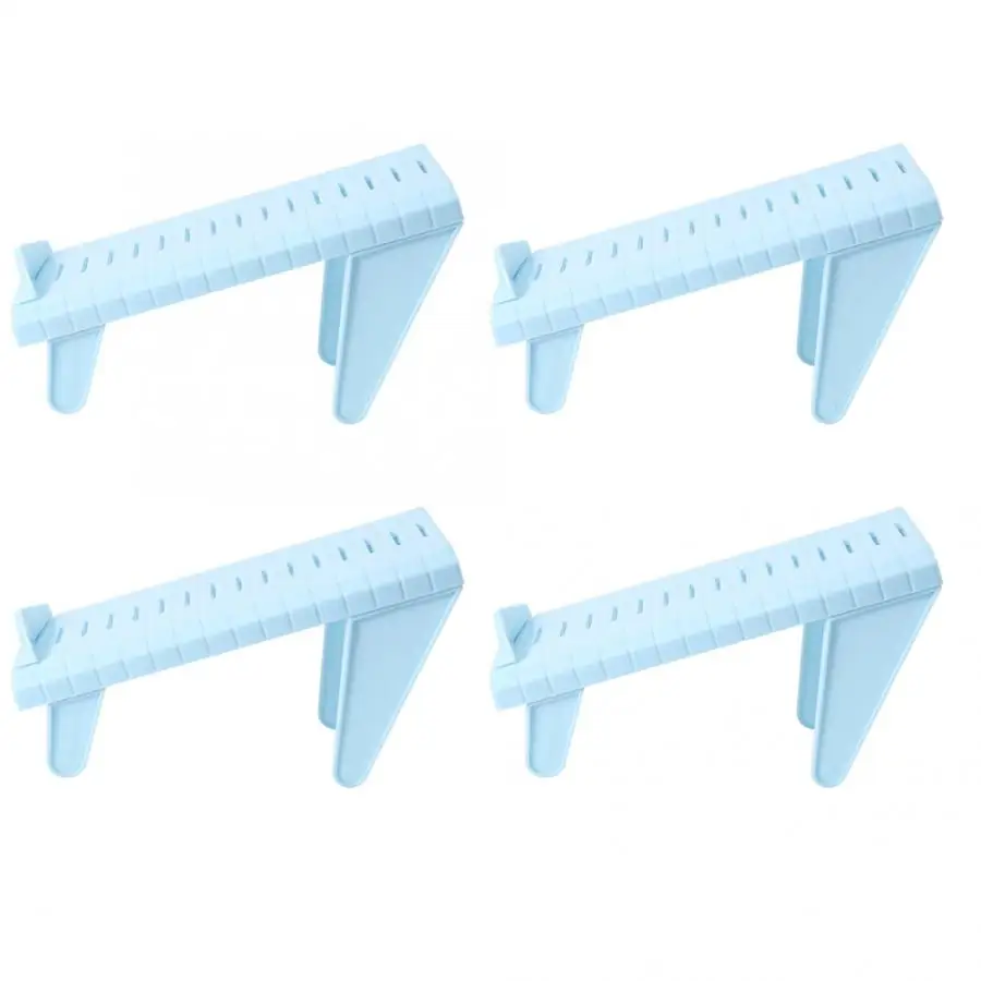 4Pcs Household Shoe Rack Plastic Adjustable Shoes Stand Holder Storage Organizer shoe racks organizers | Дом и сад