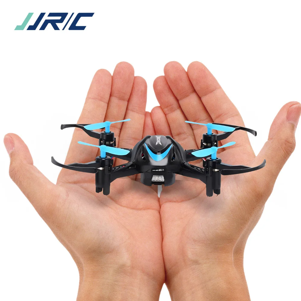 JJRC-mini dron con modo sin cabeza, cuadricóptero de 6 ejes, giroscopio de 2,4 GHz, 4 canales, retorno con una tecla, helicóptero RC VS CX10W JJRC H20