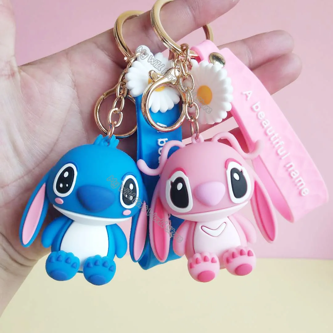 Ангел стежком силикагель брелок ремень аниме мультяшный в виде металлической