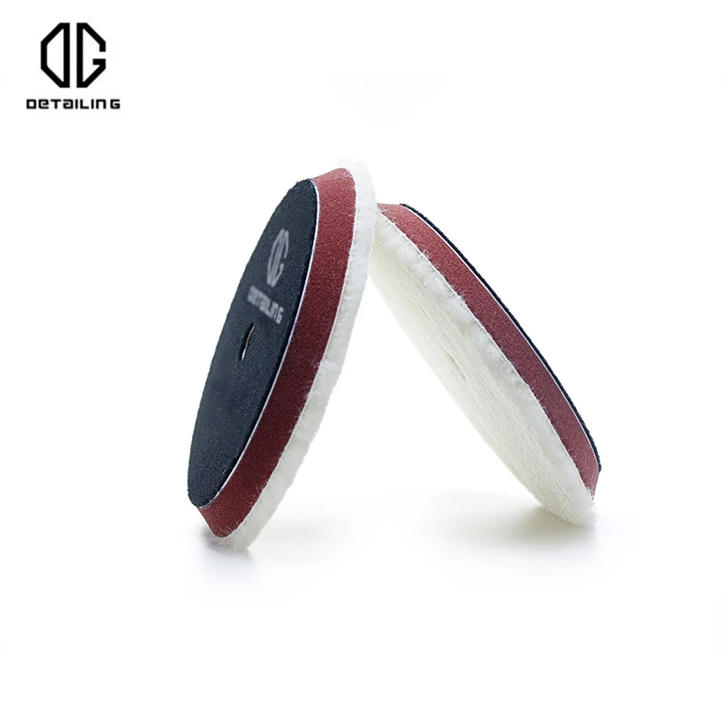 Полировальная накладка детейлинга из 100% овечьей шерсти Лучший полосатый тип