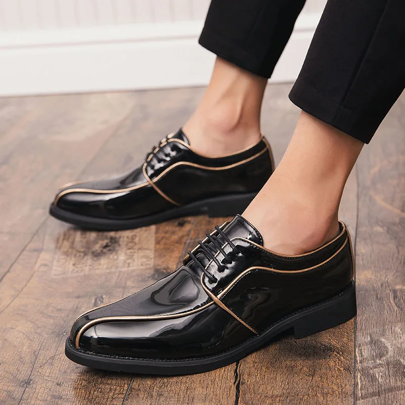 CIMIM брендовые новые мужские деловые Модные Повседневные туфли Италия строгие