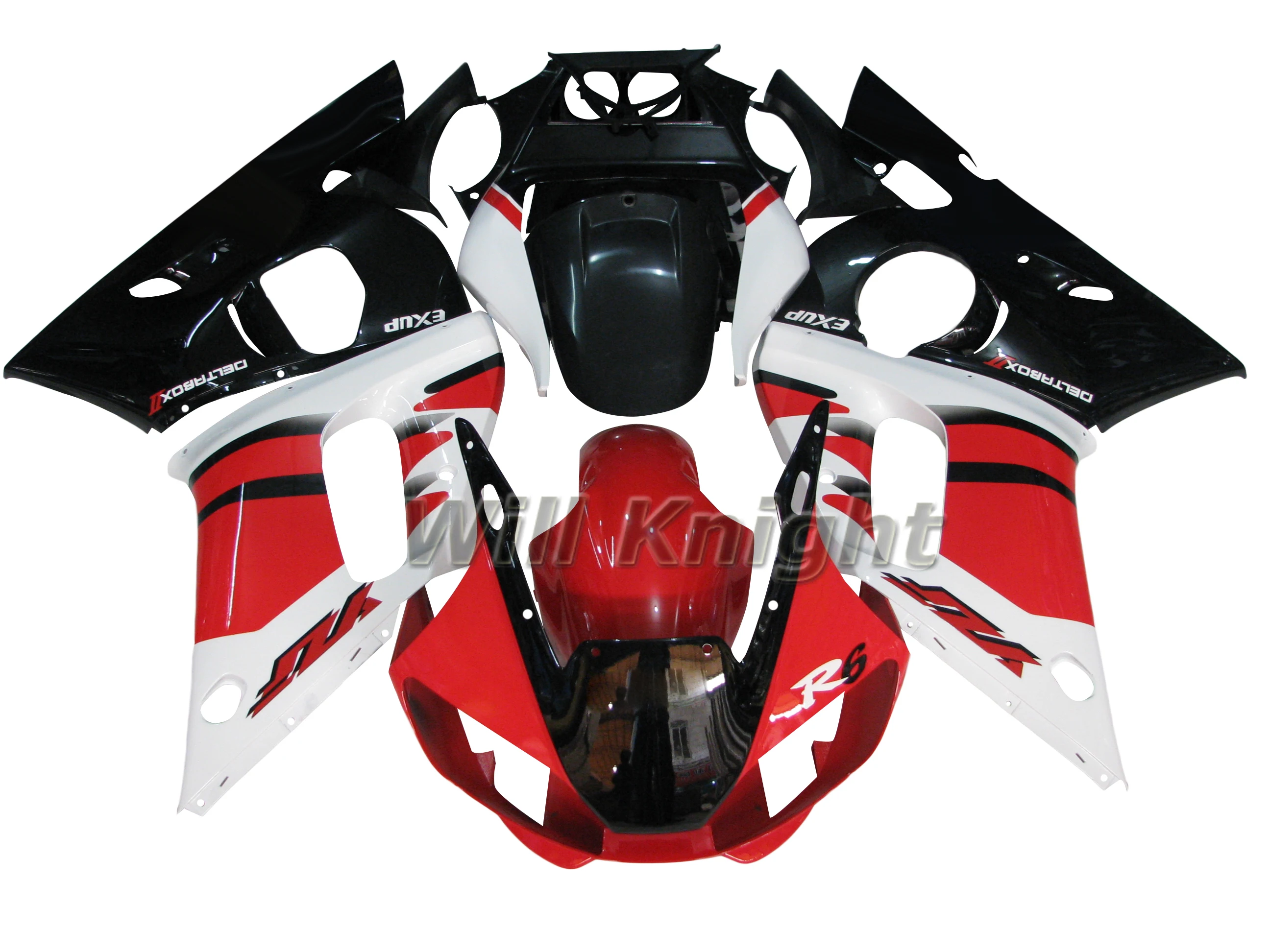 

Body Cover Fairing Kits Injection for Yahama YZF600 YZF R6 1998 1999 2000 2001 2002 Red Black White
