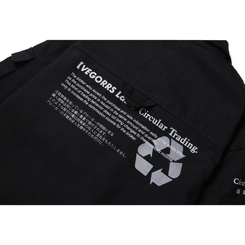 Грузовой куртка Для мужчин многофункциональные карманы s отложной воротник в