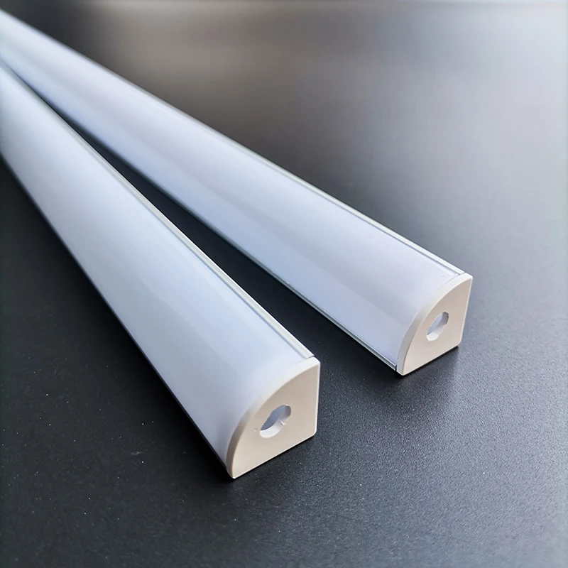 1 24 шт./лот треугольный угловой офисный световой ремень алюминиевый профиль для