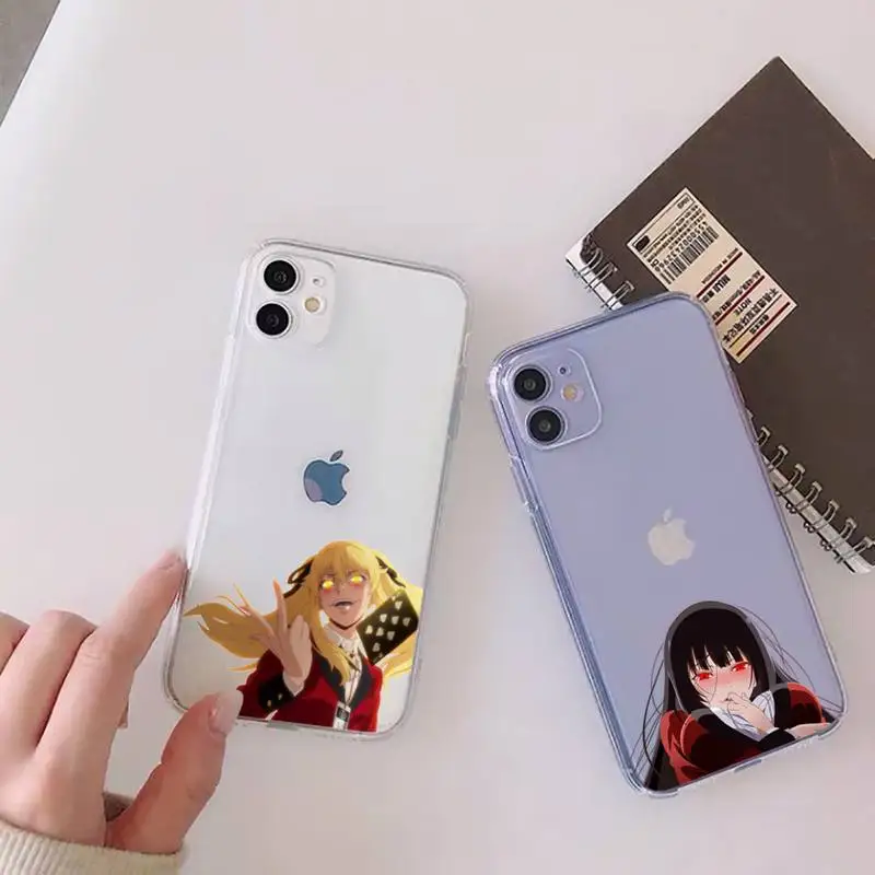 

Kakegurui Phone Case Clear Transparent for iPhone 11 12 13 mini pro XS MAX 8 7 6 6S Plus X 5S SE XR 2020