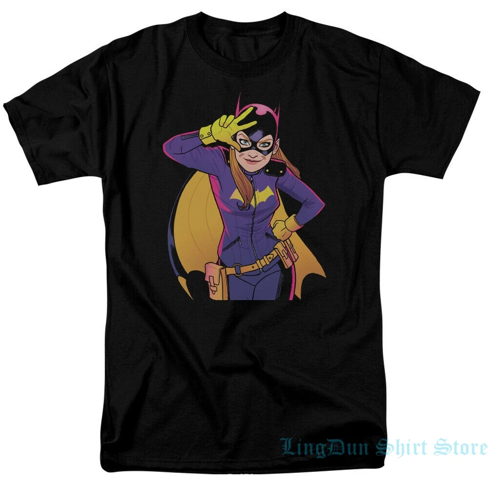 Футболка Batgirl Moves Лицензированная футболка с комиксами Черная Мужская женские