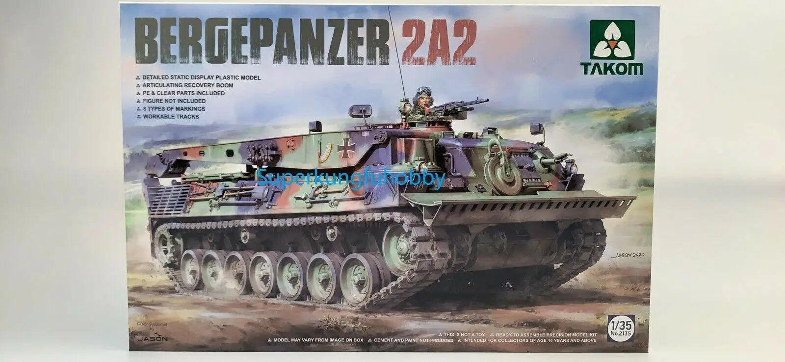 

Немецкий Bergepanzer 2A2 модель Takom 2135 1/35