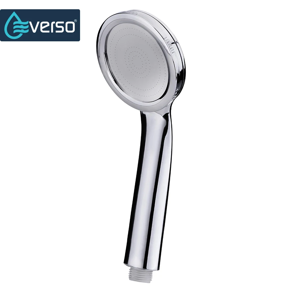 EVERSO ABS пластиковая ручная душевая головка для ванной комнаты круглая душевая головка высокого давления для экономии воды душевая головка