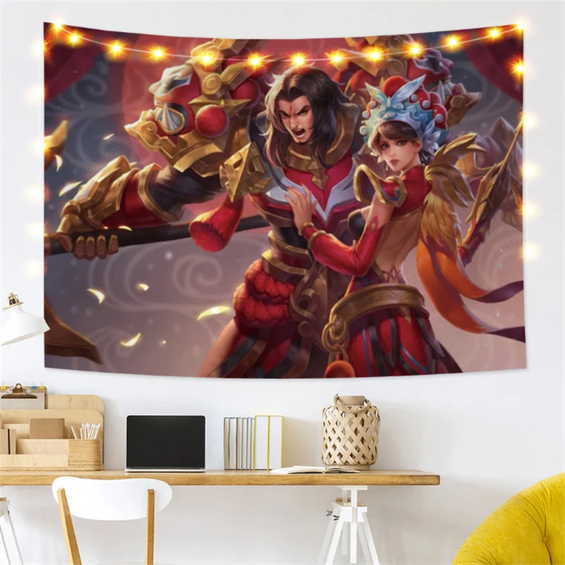 Конкурентные игры гобелен ведьма Косплэй Arena Of Valor характер настенный настенные