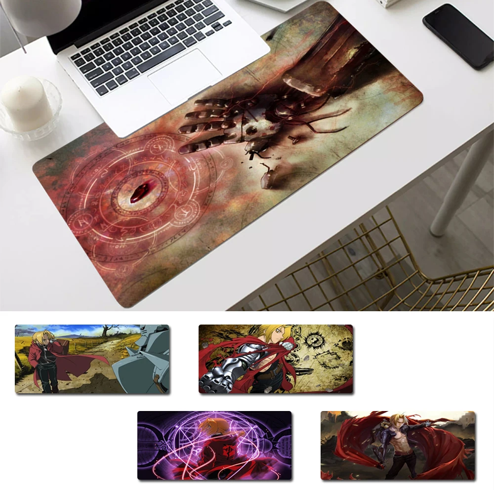 

Protection Edward Elric Mouse Pad PC Laptop Gamer Mousepad Anime Antislip Mat Keyboard Desk Mat For Overwatch/CS GO