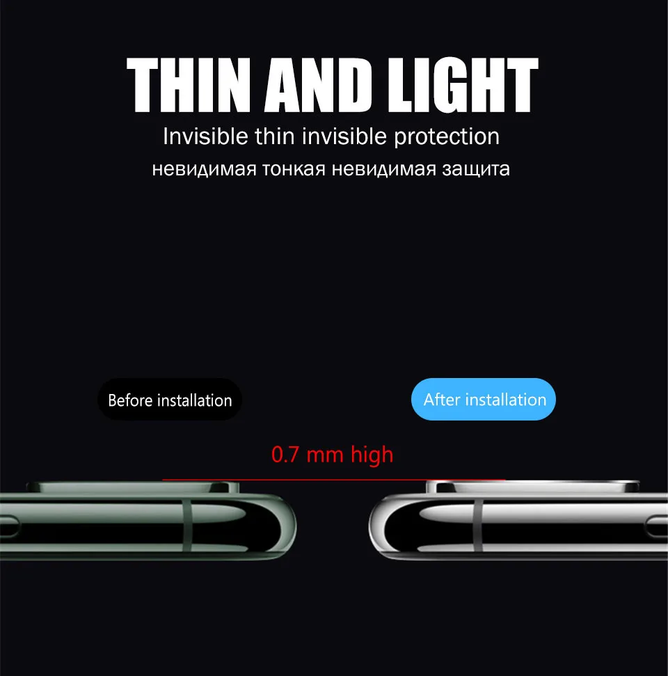 45D полное покрытие камеры Защитная пленка для iphone 7 11 Pro XR X XS Max закаленное стекло для iphone 7 8 Plus Защитная пленка для объектива