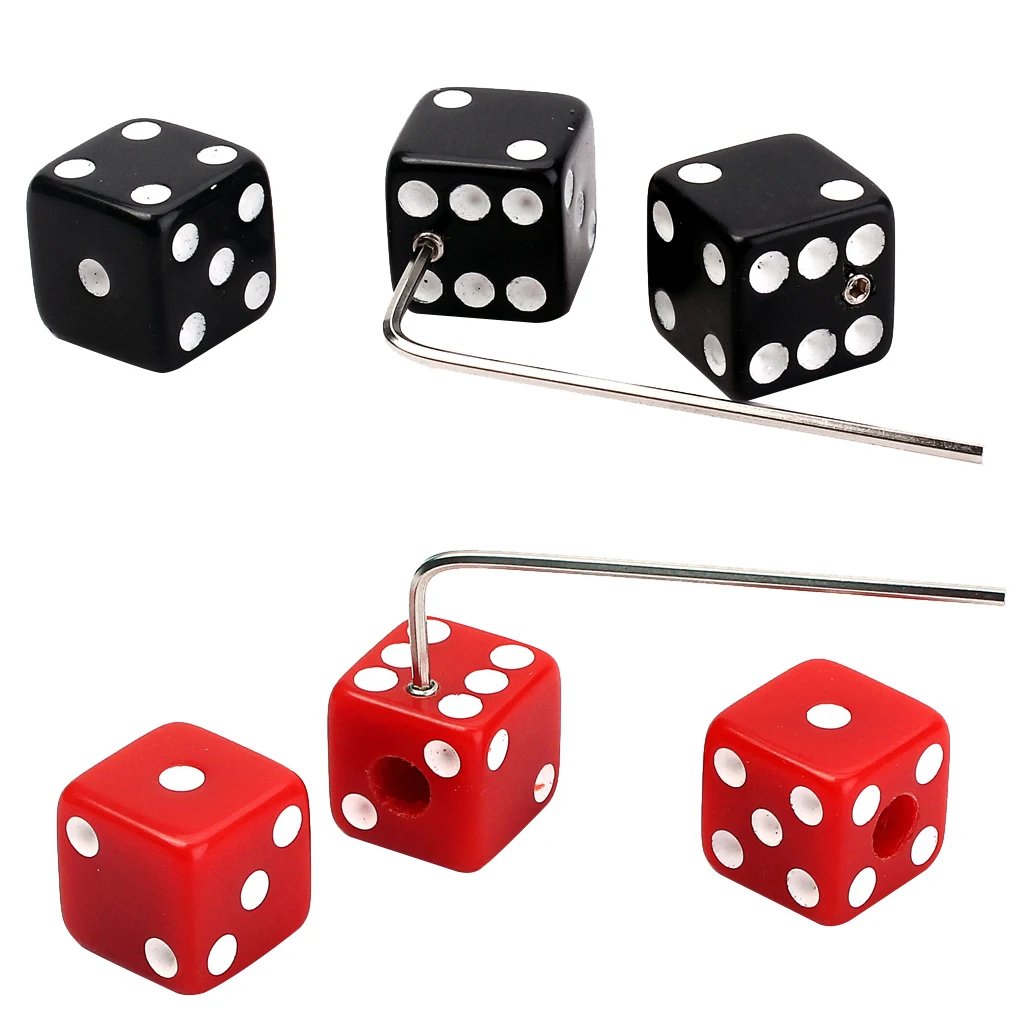 

6 Pcs Guitar Control Knobs with Wrench Guitar Dice Replacement