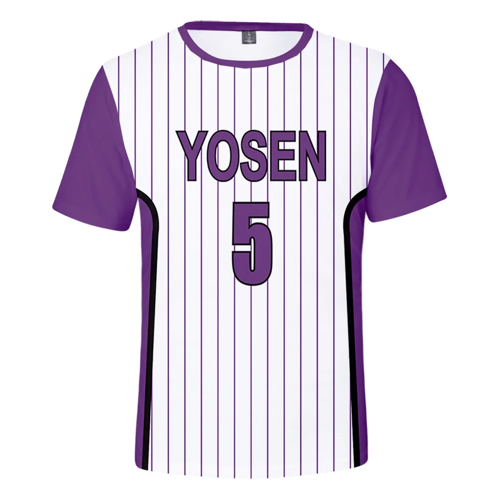 Баскетбольная майка Kuroko no Basuke косплей йосен мурасакибара атсуши гакуен школа