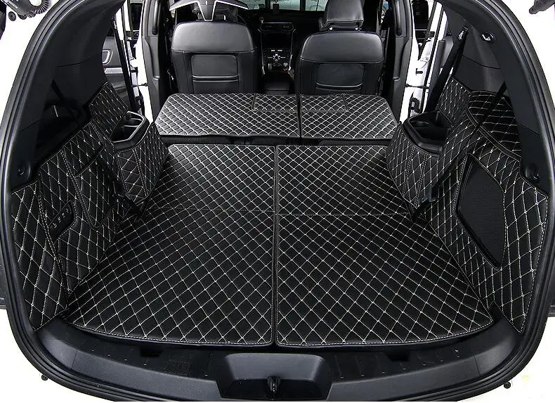 

3D Luxury Full Rear Trunk Tray Liner Cargo Mat Protector Pad Mats For Ford Explorer 5/7 Seats 2013-2019 Year