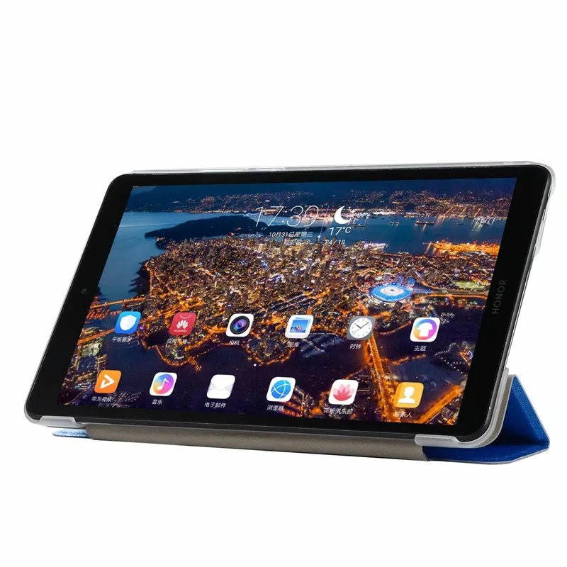 Чехол-книжка из искусственной кожи с подставкой для Huawei MediaPad T5 диагональю 8 0