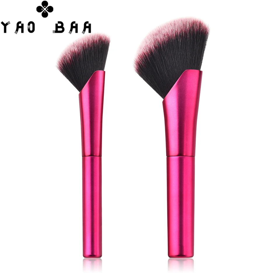 Новинка женский набор кистей для макияжа 2 шт. кисть теней и бровей синтетические