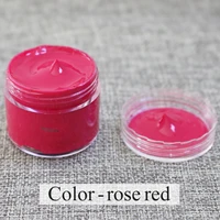 rose red leather paint specially used for painting leather sofa bags shoes and clothes etc with good effect30mlfree shipping