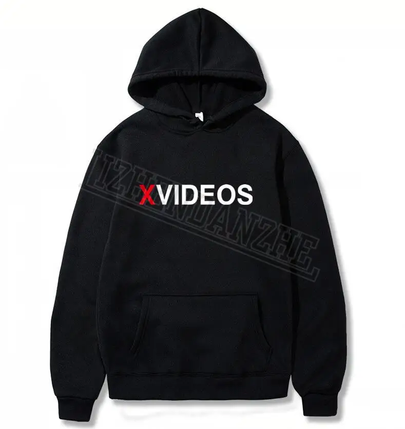 Эротические инновационные мужские толстовки бренда xвидео с логотипом модные
