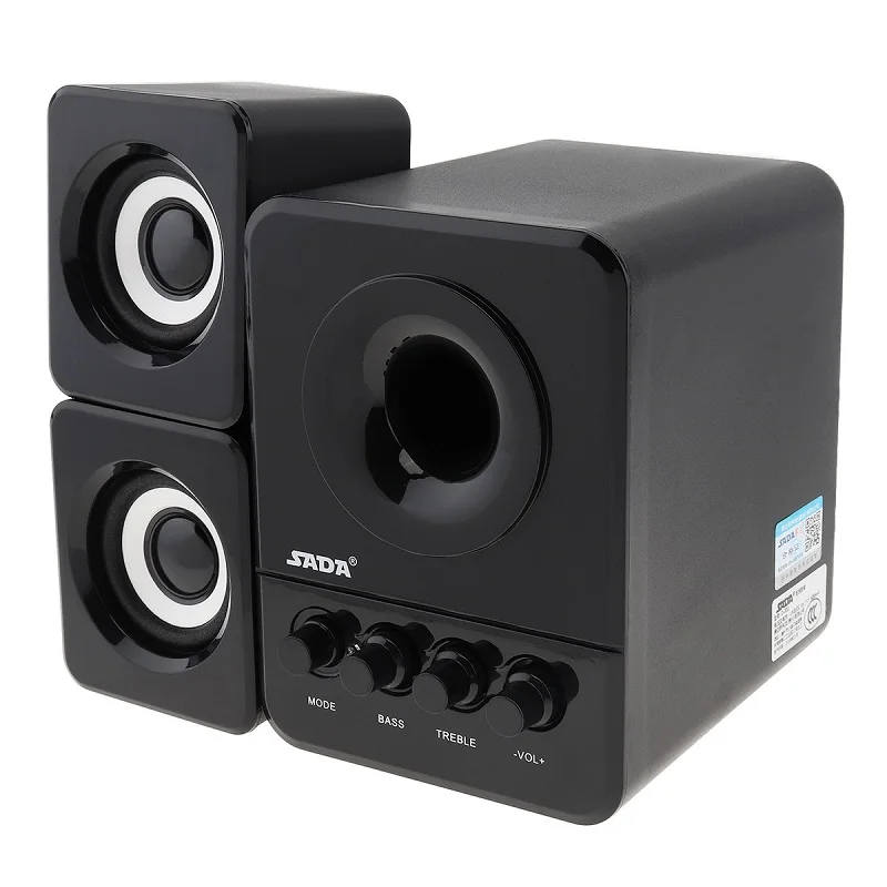 SADA D-203 3D стерео компьютерные колонки USB проводной мини комбинированный сабвуфер Портативный динамик s PC Динамик для телефона тв