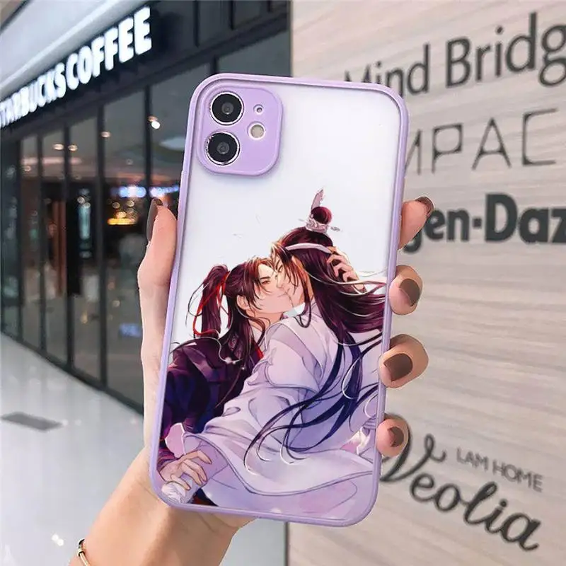 

Mo Dao Zu Shi Phone Cases Matte Transparent For iPhone 12 Mini 11 Pro XR XS Max 7 8 Plus