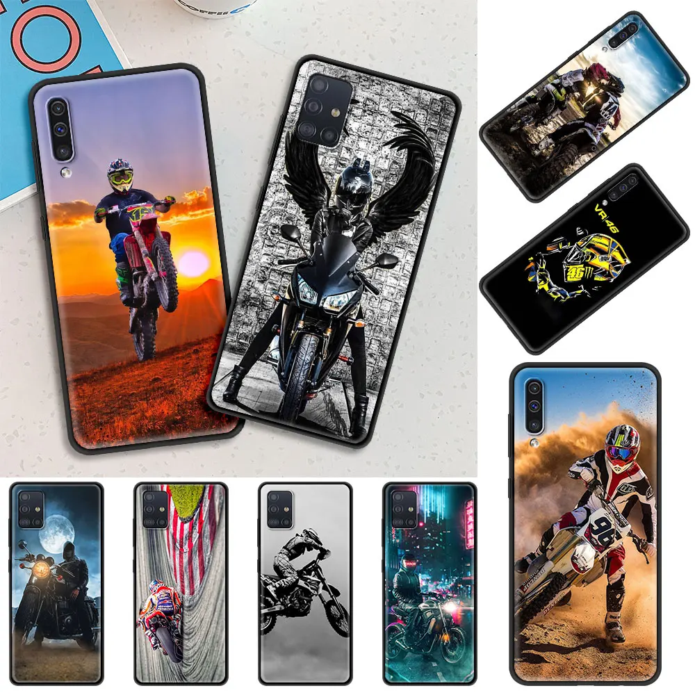 

Moto Cross motorcycle sports for Samsung Galaxy A51 A71 A21s A31 A12 A41 A11 A02s A42 A01 A21 EU A91 A32 A52 A72 5G Phone Case