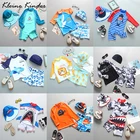 Купальный костюм для мальчиков UPF50 +, с защитой от ультрафиолета, цельный, с принтом акулы, динозавра, с длинным рукавом, детский купальный костюм