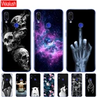 Чехол-накладка для Xiaomi Mi Play, силиконовый, с рисунком