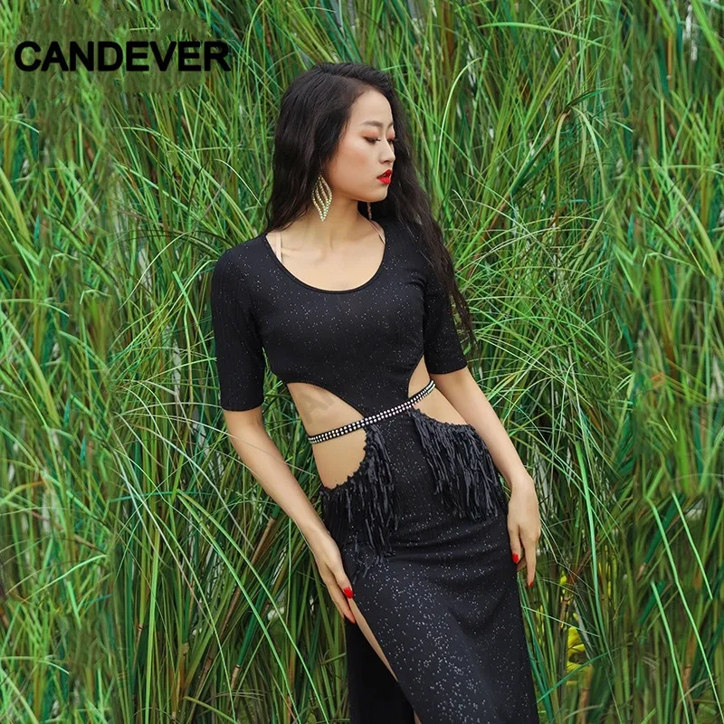 Набор костюма для танца живота с блестками и бахромой платье выступлений