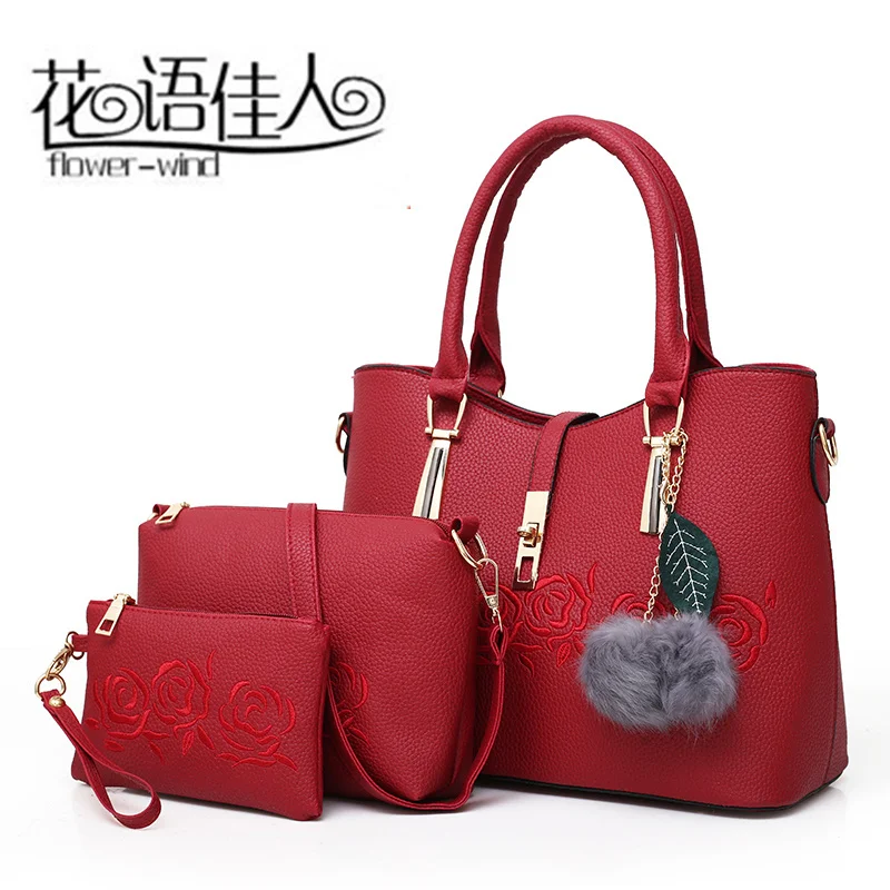 

2021 new three piece handbag women's One Shoulder Bag Messenger Bag mother's bag