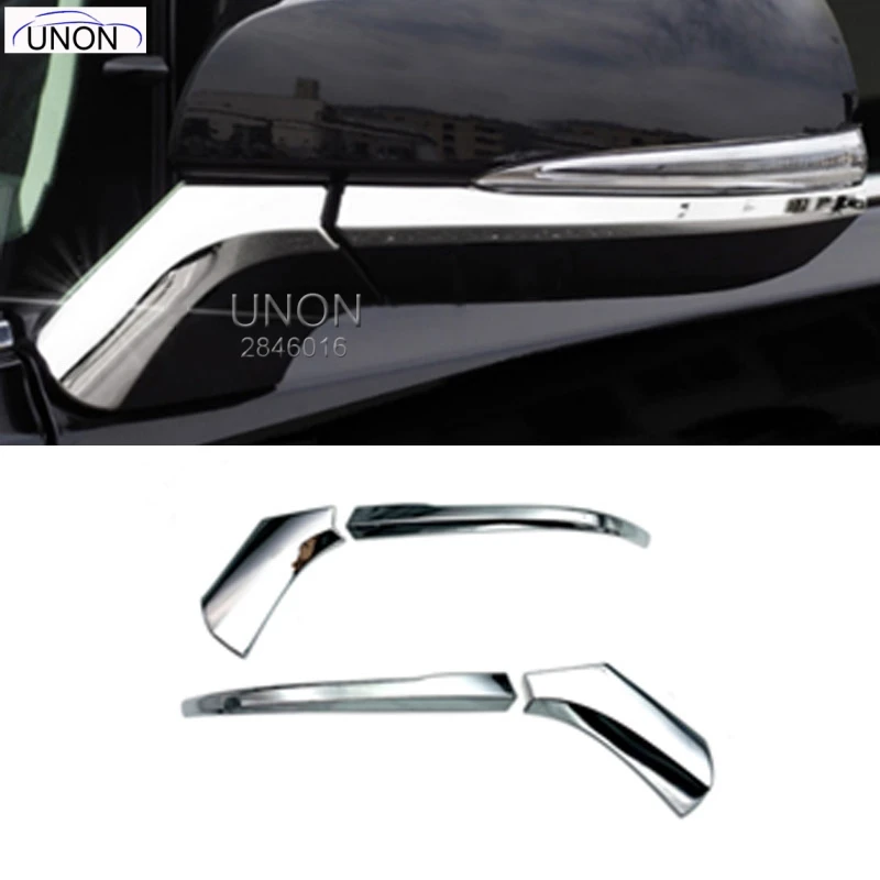 Car Styling Stickers For Toyota RAV4 RAV 4 2019 5th Accessories Stainless Steel Rearview Mirror Trims | Автомобили и мотоциклы
