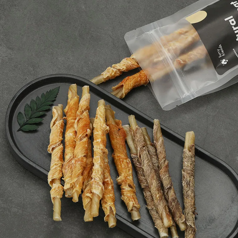 100% натуральные питомцы для собак закуски Куриные Палочки чистые зубы полезные