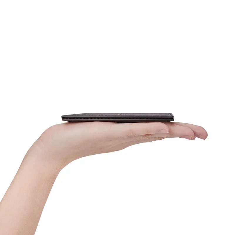 WILLIAMPOLO New Driver's license holster men's leather short ultra-thin wallet wallet wallet coin purse