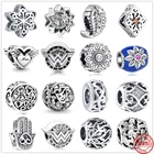 Бусина-Шарм мама из серебра 925 пробы для браслета